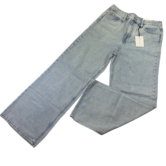 Zenana Denim - Zenana Women Light Wash High Rise Wide Leg Jeans Size 31  - 1251C5